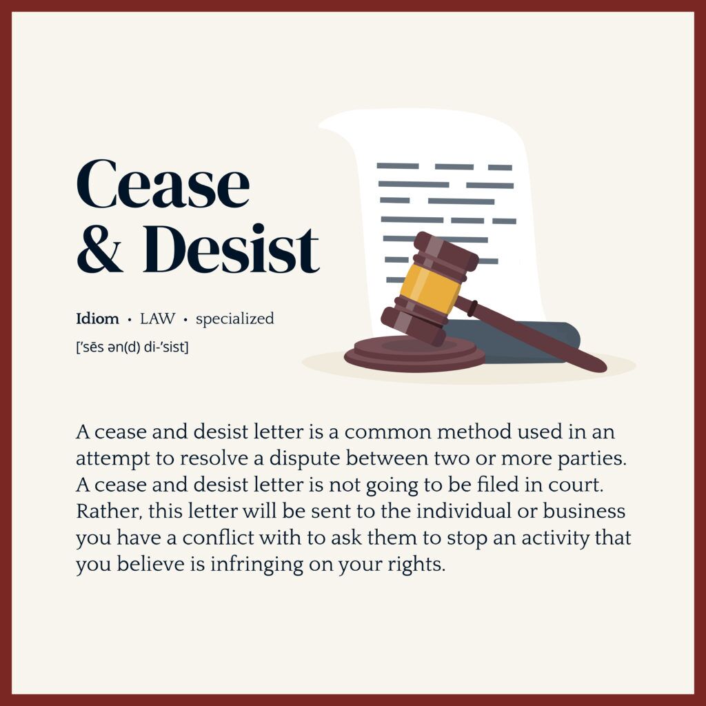 What Is a Cease and Desist Order?